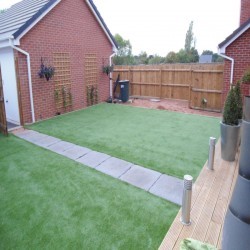 Reinforced Natural Hybrid Turf in Milton 3
